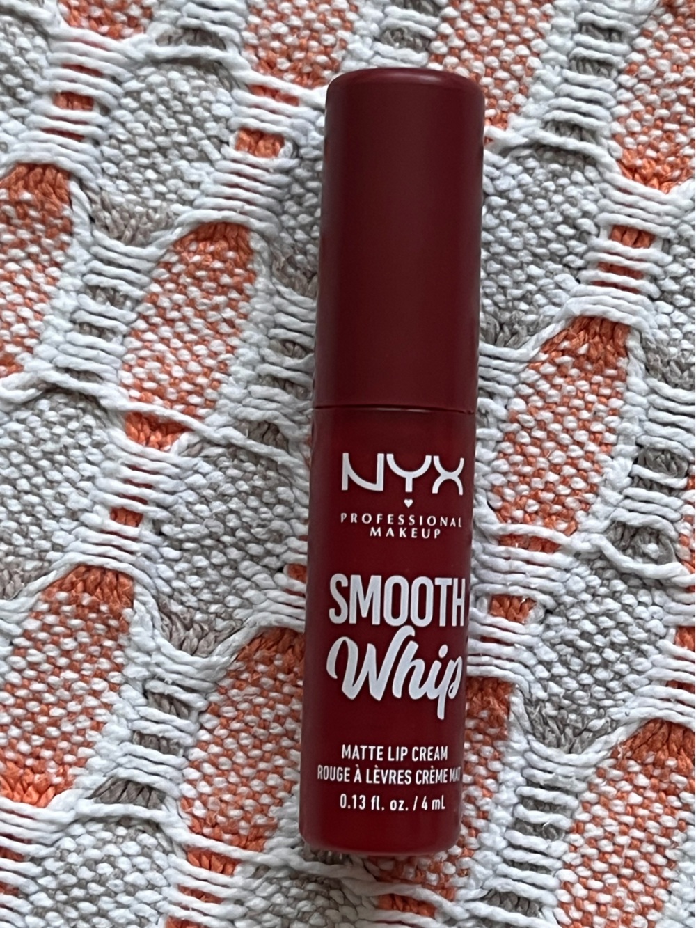 NYX Smooth Whip Matte Lip Cream in Parfait- Rich Cranberry Red